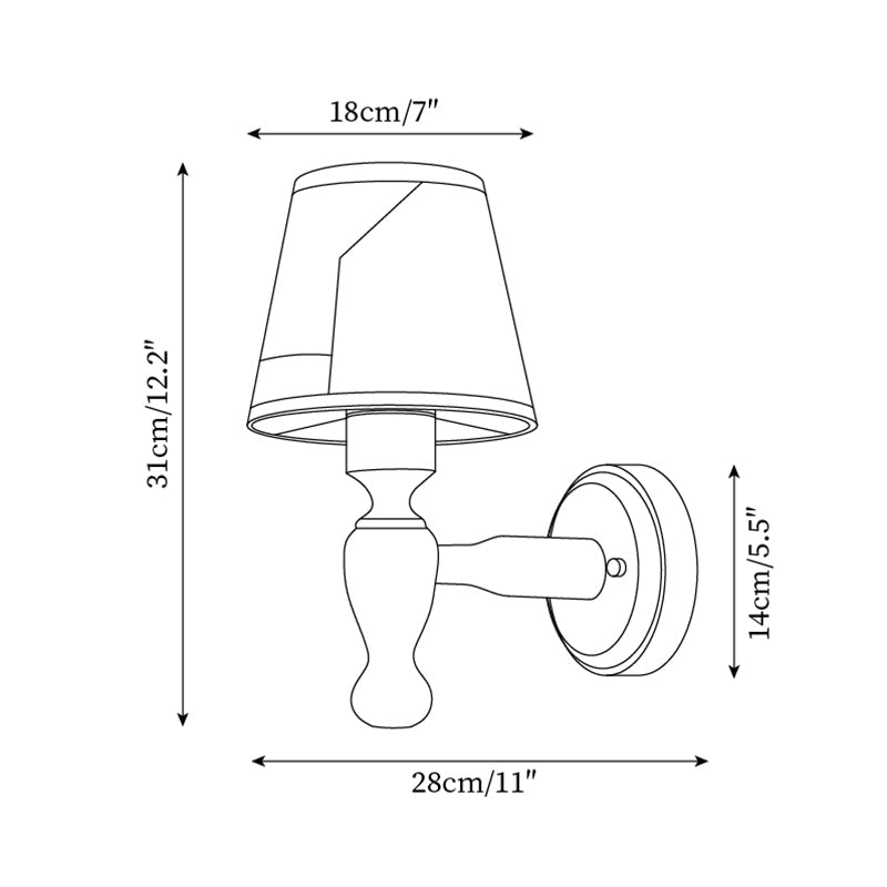 Orbel aplique de pared Mapleleaf de madera