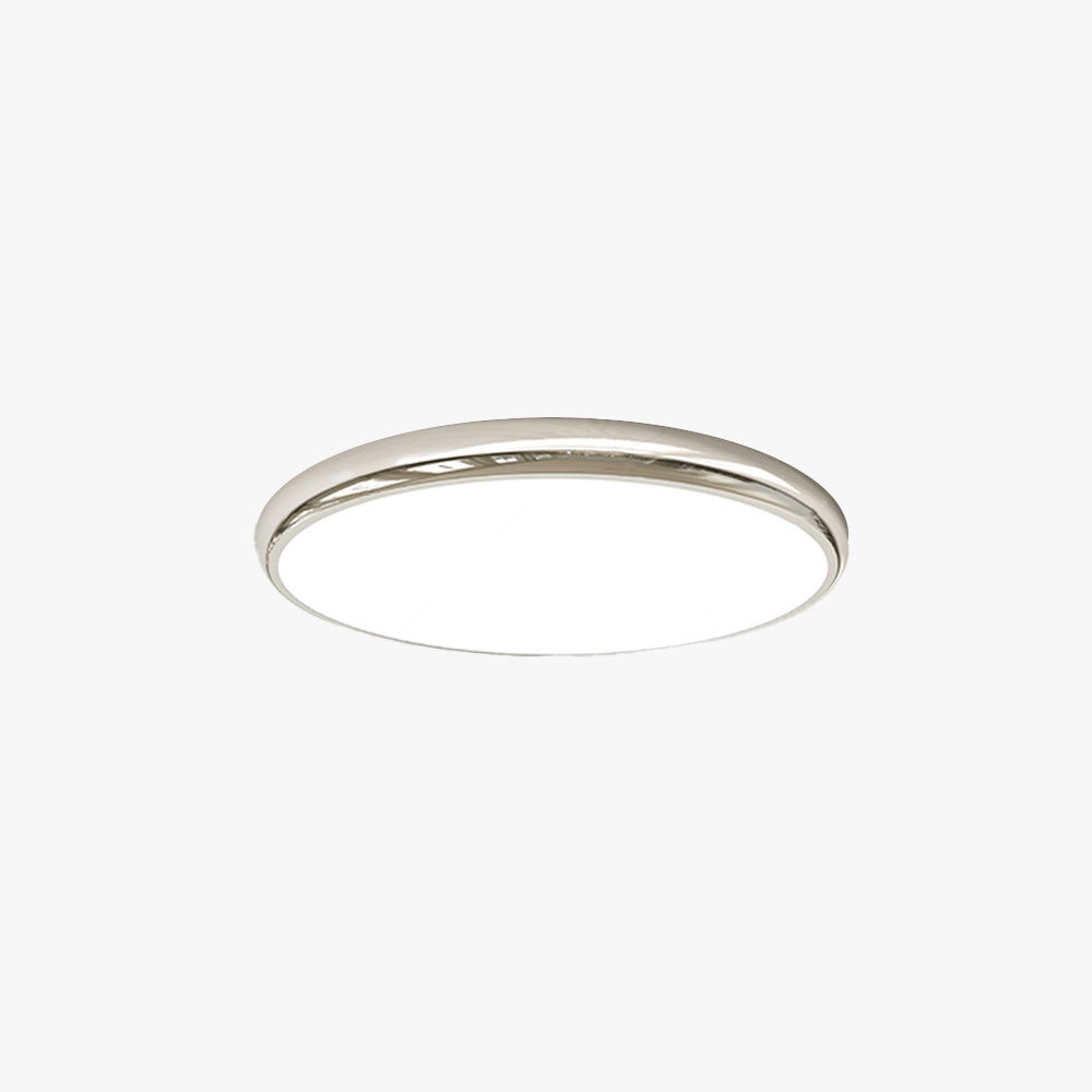 Muto Minimalista Círculo LED Lámpara de Techo Metal Acrílico Salón