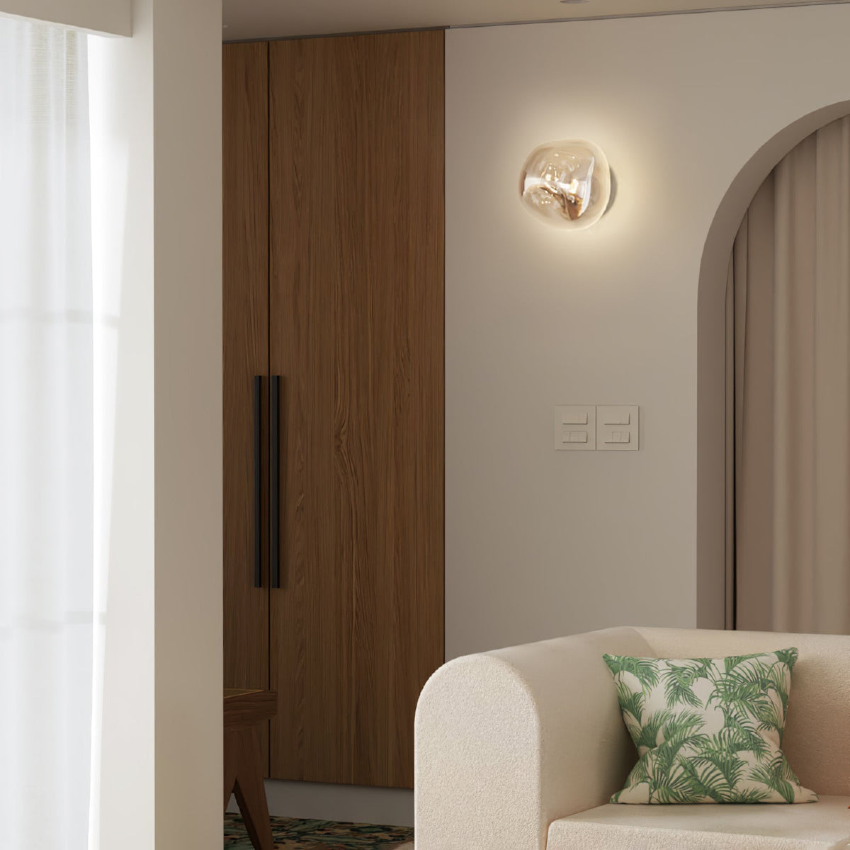 Bave aplique de pared Premium nórdico de arte