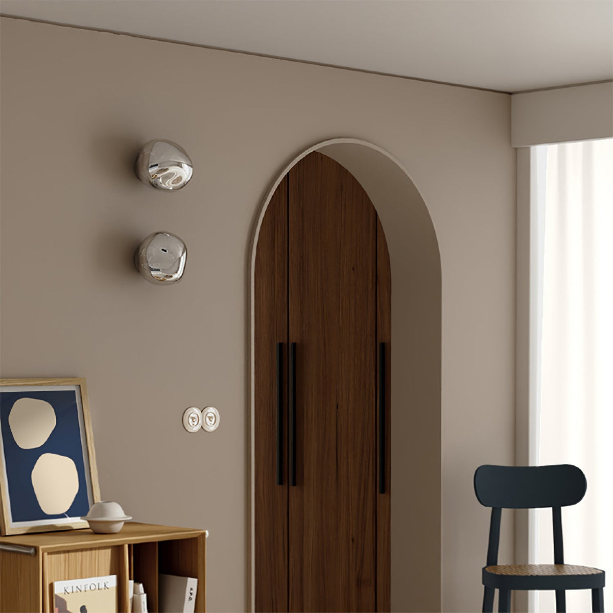 Bave aplique de pared Premium nórdico de arte