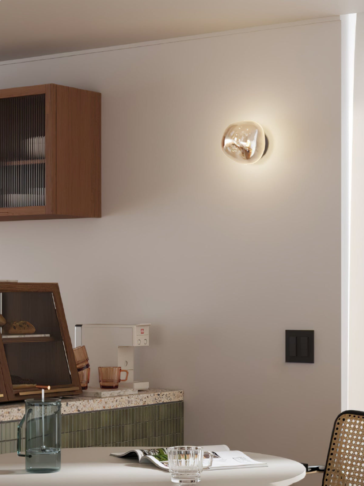 Bave aplique de pared Premium nórdico de arte