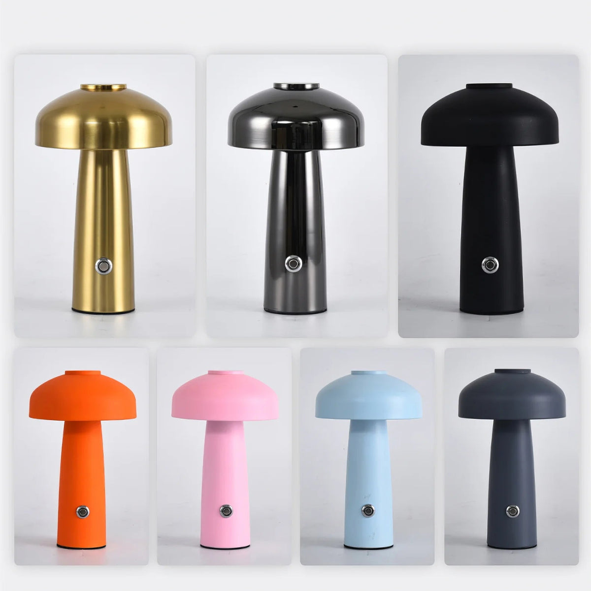 Poppist lámpara de mesa