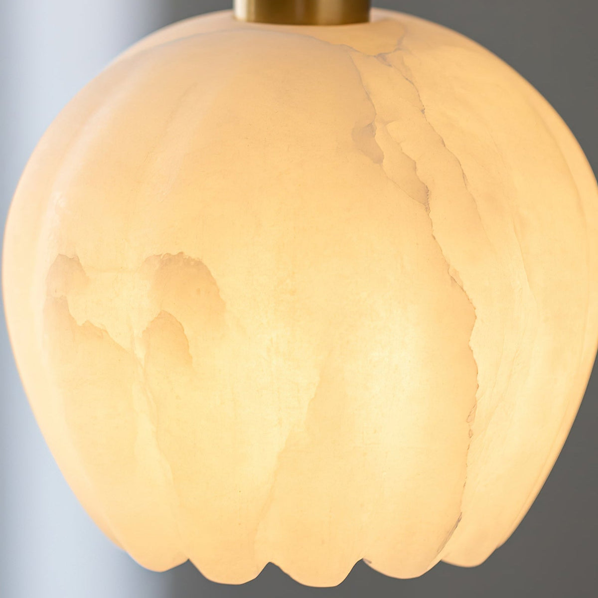 Ritta Pendant Light Flower-shaped Alabaster