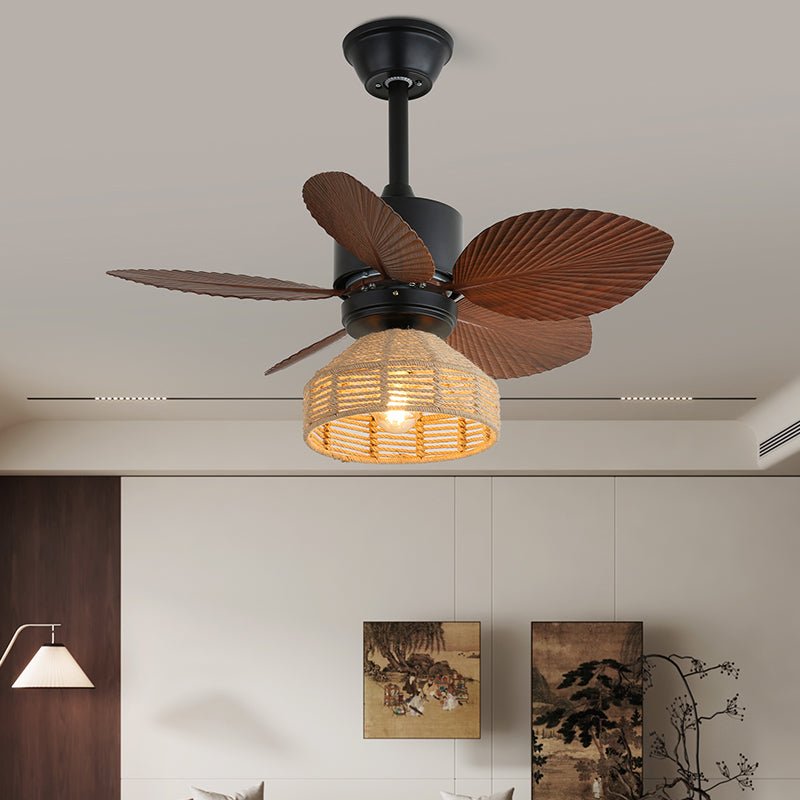 Daxon ventilador de techo con luz industrial
