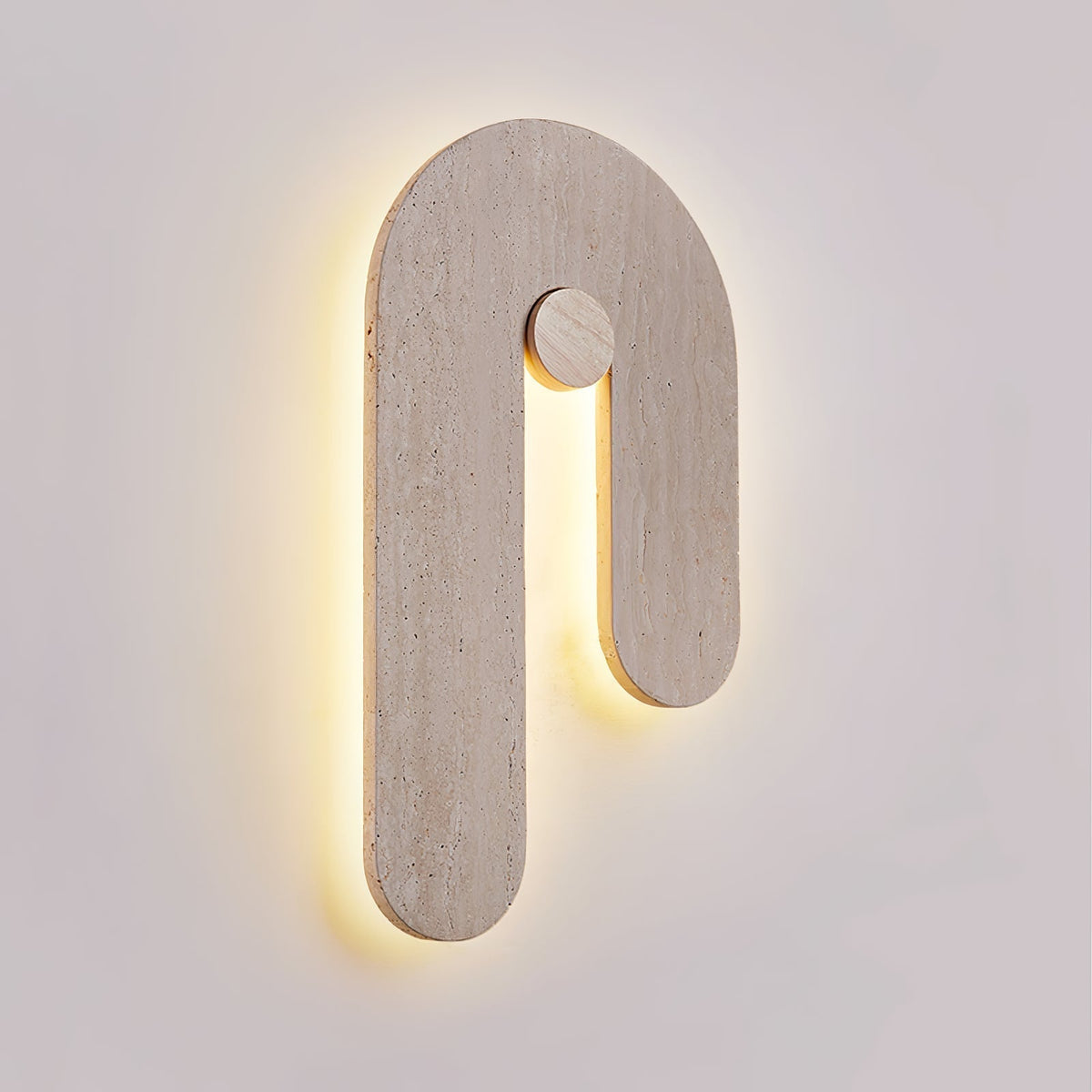 Ithaus aplique de pared travertino