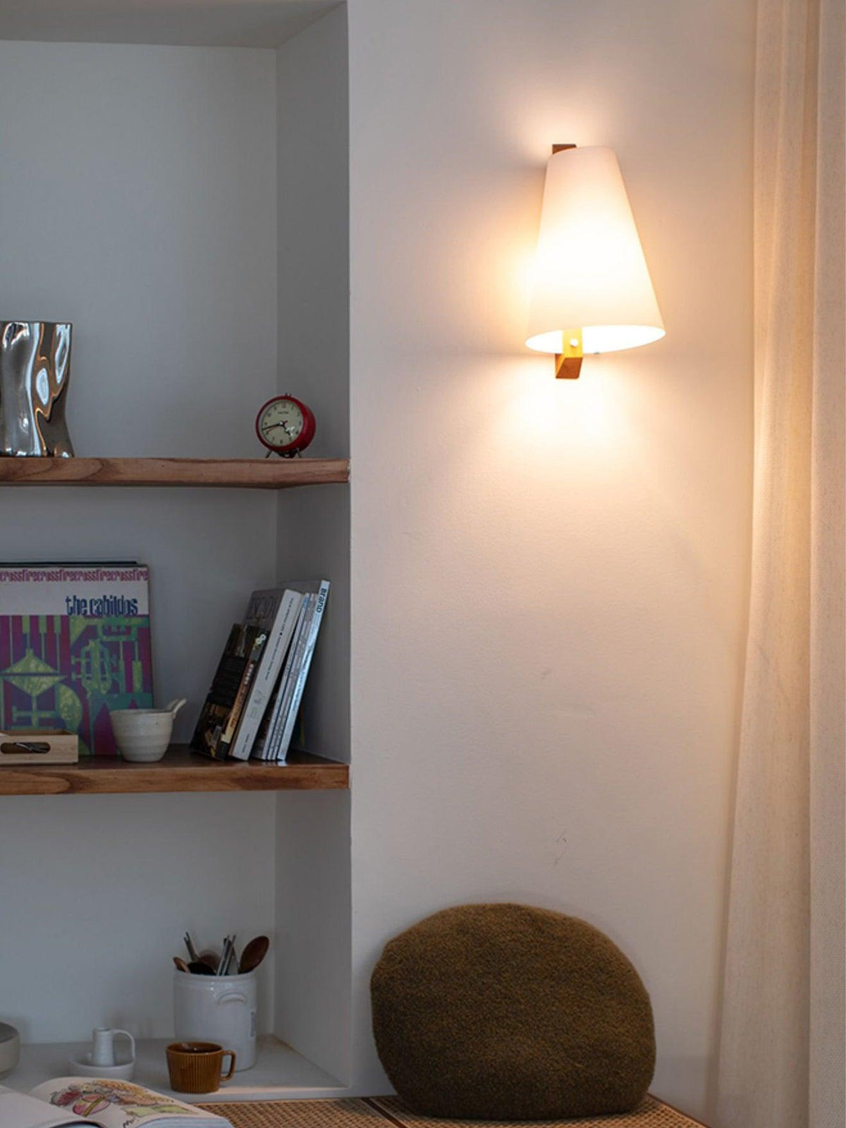 Miriam aplique de pared moderno minimalista de plástico