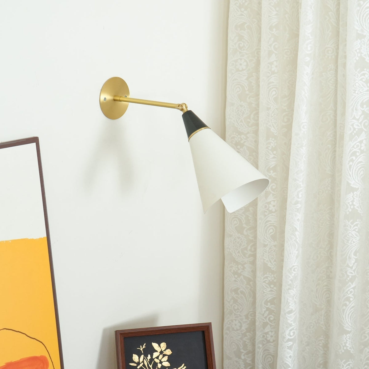 Orieiella aplique de pared moderno minimalista de latón