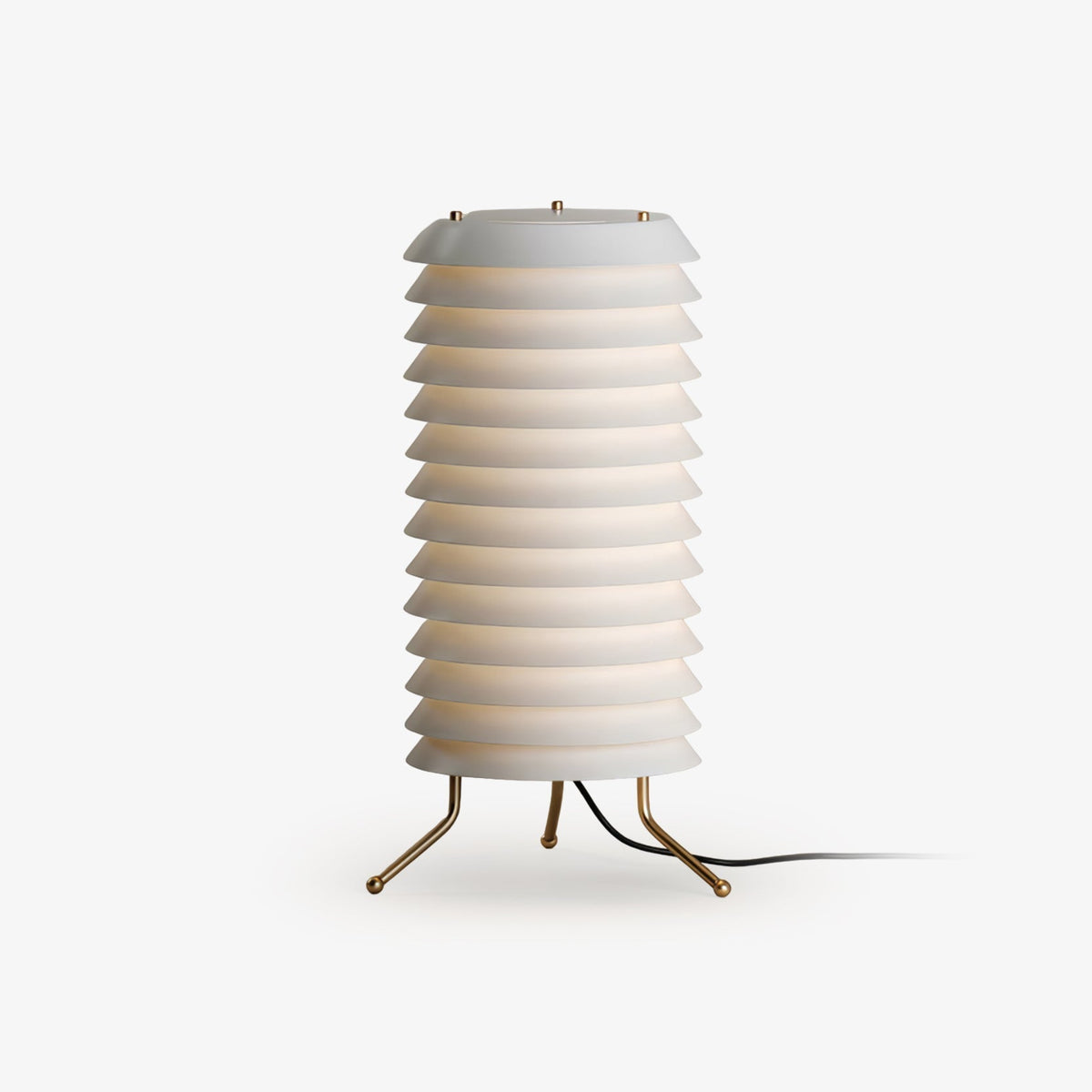Orelelette lámpara de mesa Lattice escandinava