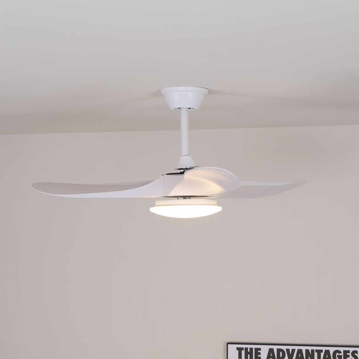 Miriveon ventilador de techo con luz Drift
