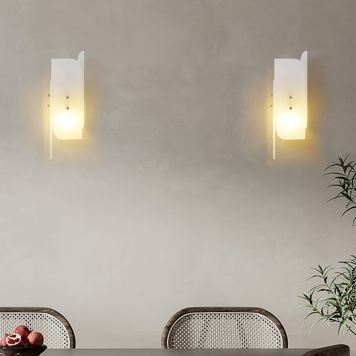 Eiroette aplique de pared alabastro