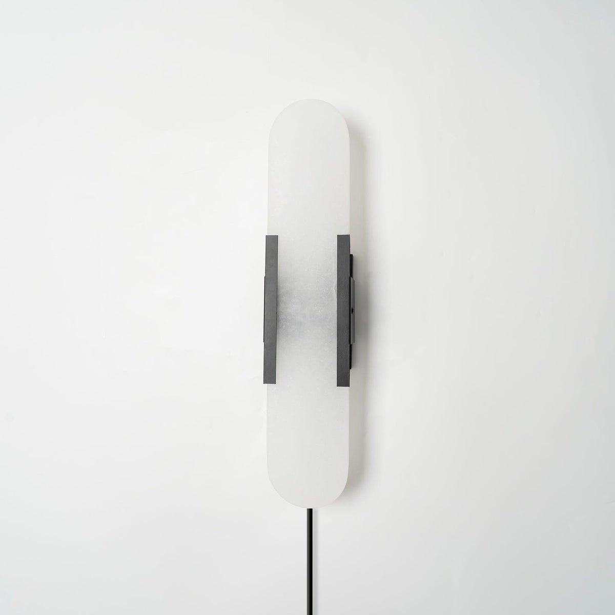 Bano aplique de pared alabastro con enchufe
