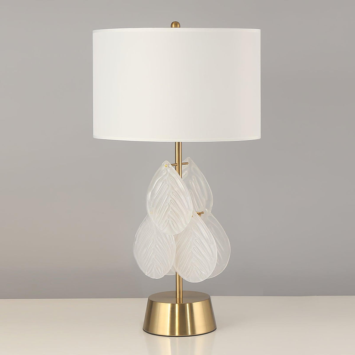 Velivaine lámpara de mesa elegante de vidrio