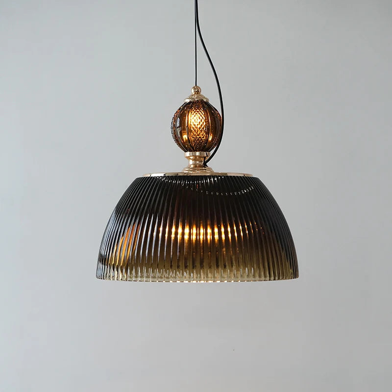 Silva Retro Metal/Vidrio Lámpara Colgante Dormitorio/ Estudio/ Salón