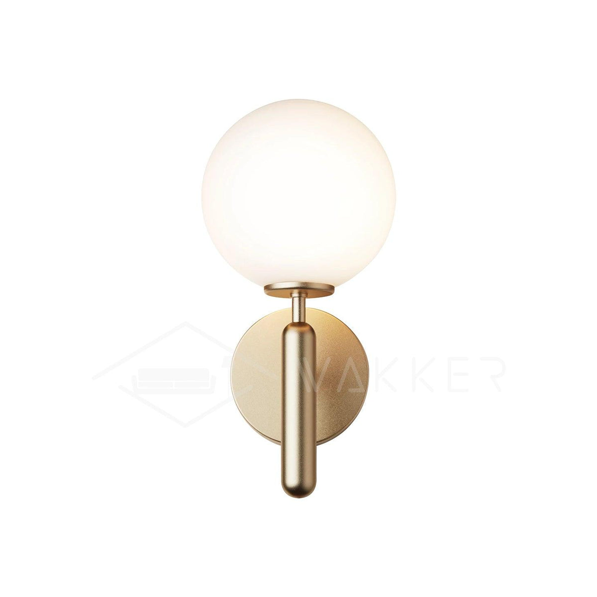 Kynlo aplique de pared con globos de vidrio claro estilo nórdico enchufable esfera