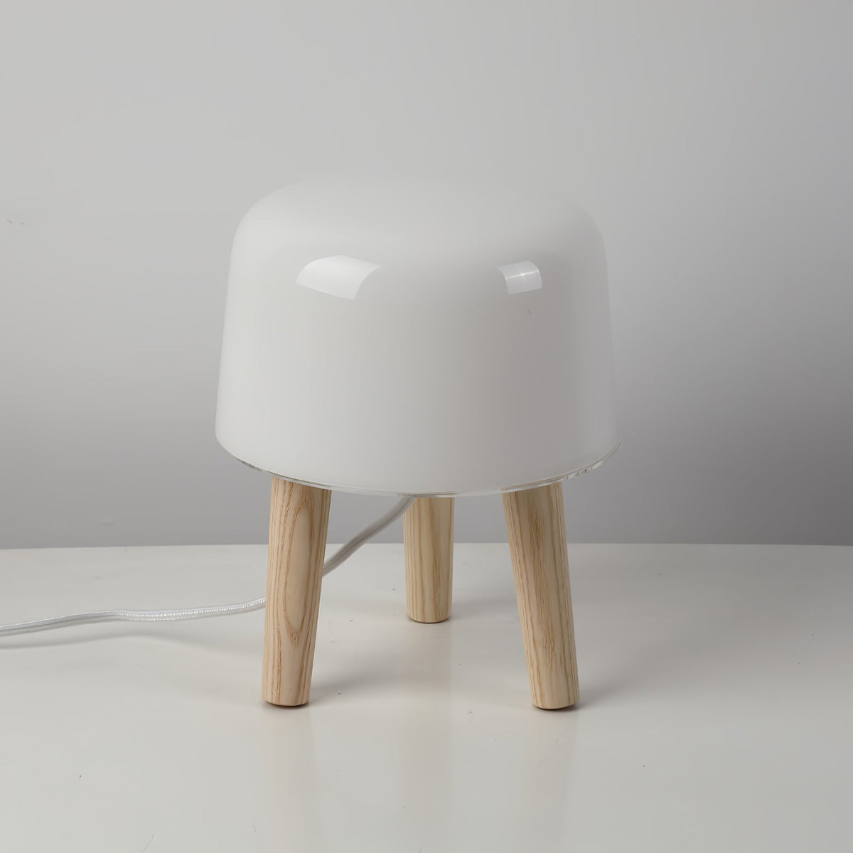 GlowPod lámpara de mesa de madera
