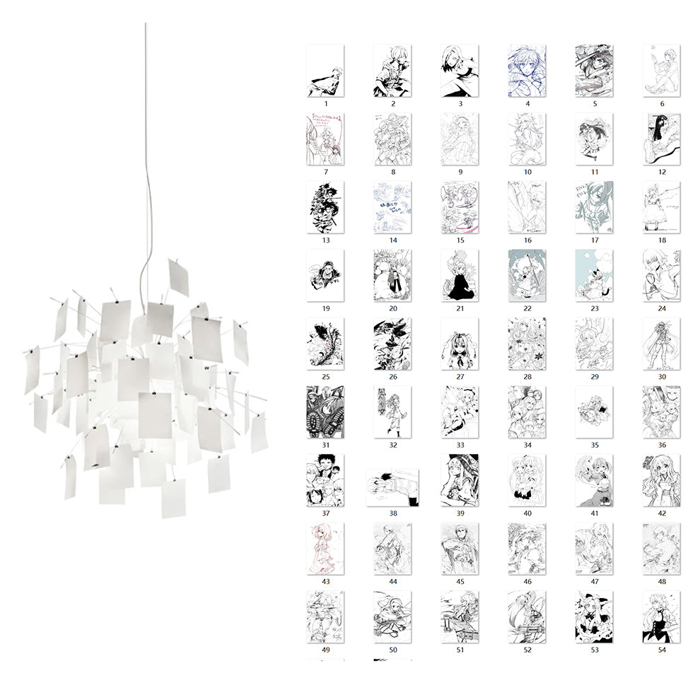 Lucy Lámparas de araña Moderno Papel