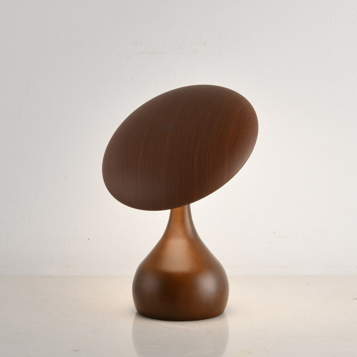 Orbis lámpara de mesa vintage de madera