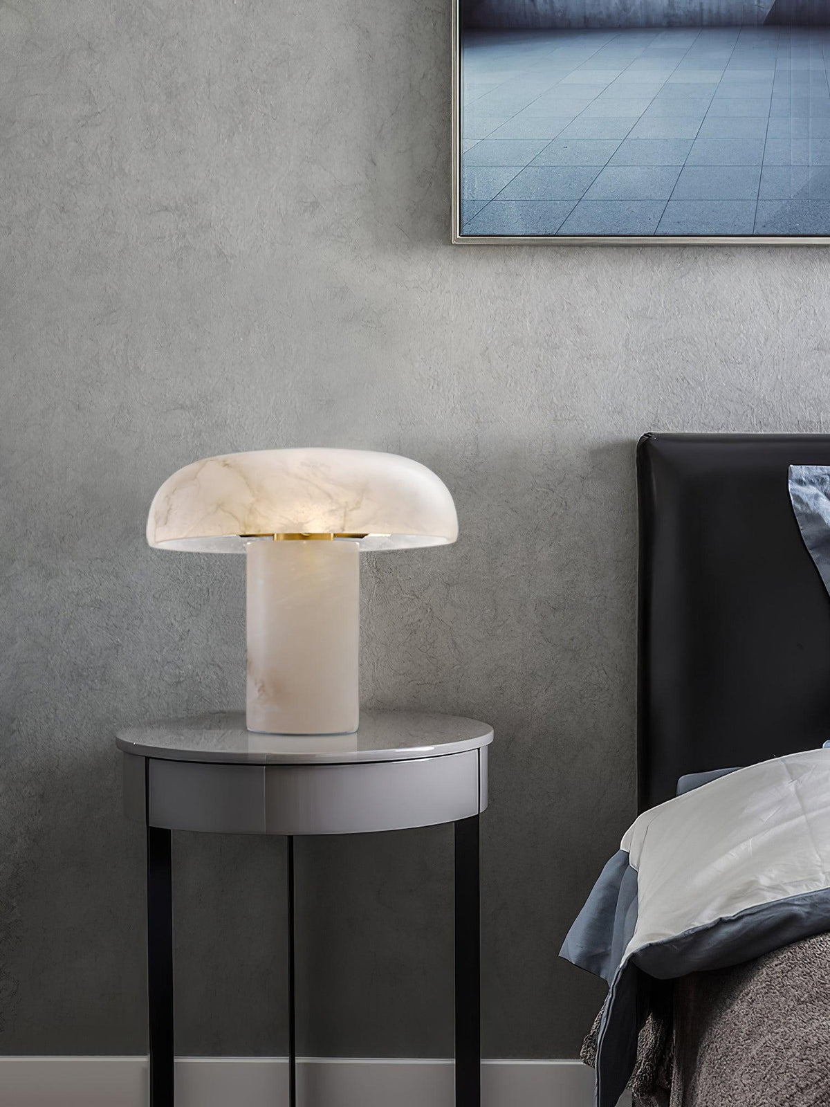 Ivvinos lámpara de mesa Tentacle alabastro