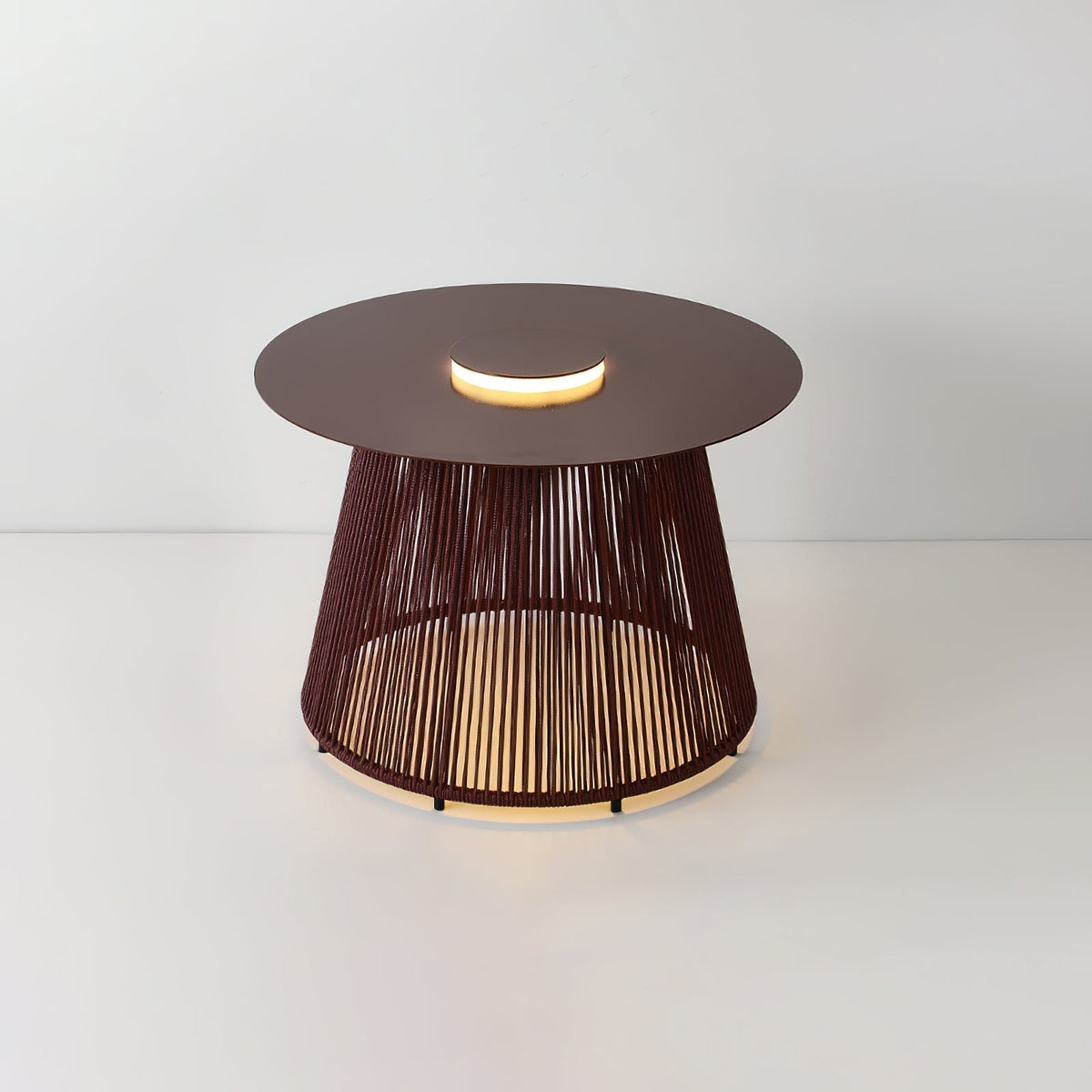 Nylonra lámpara de mesa moderna de nailon