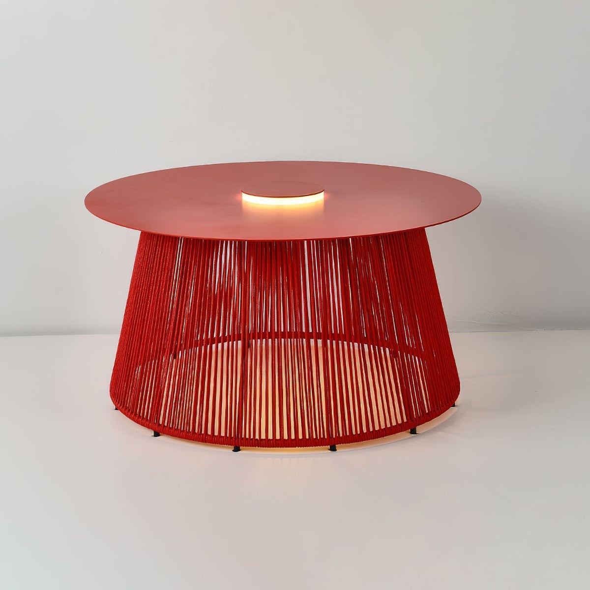 Nylonra lámpara de mesa moderna de nailon