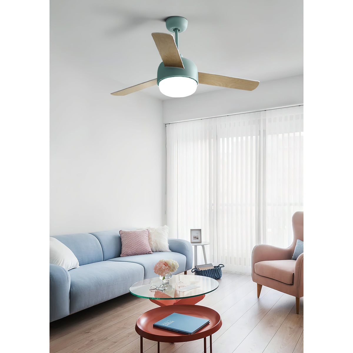 Cirareon ventilador de techo con luz