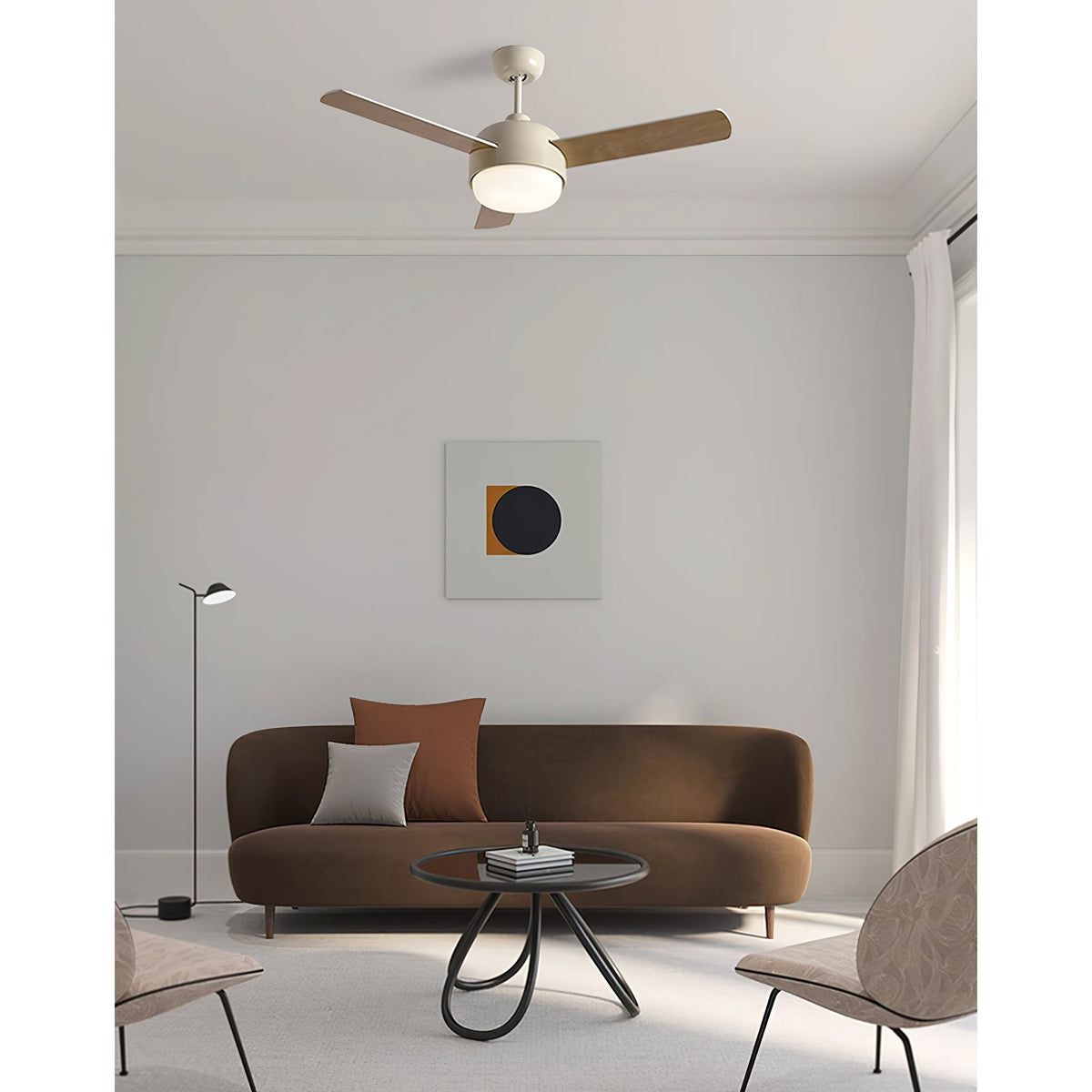Cirareon ventilador de techo con luz