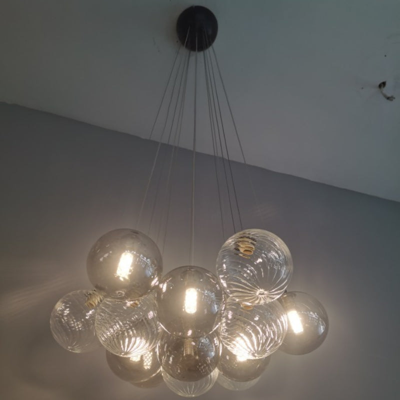 Valentina Moderna Lámpara Colgante Metal/Vidrio Salón/ Comedor