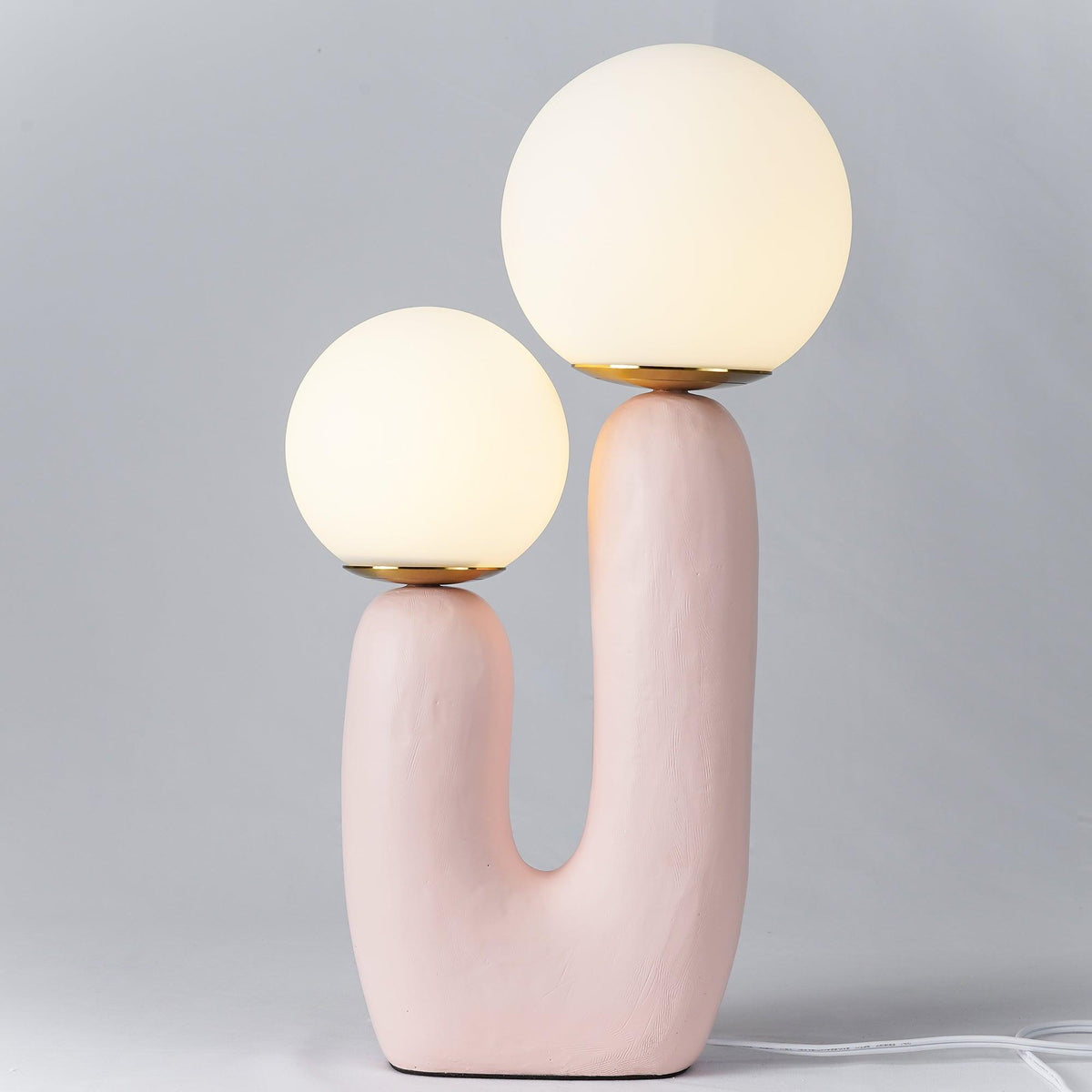 Elyrain lámpara de mesa artística de resina