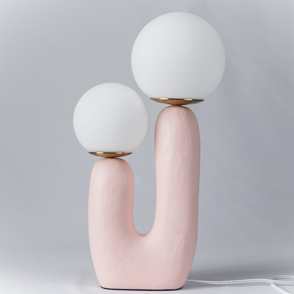 Elyrain lámpara de mesa artística de resina