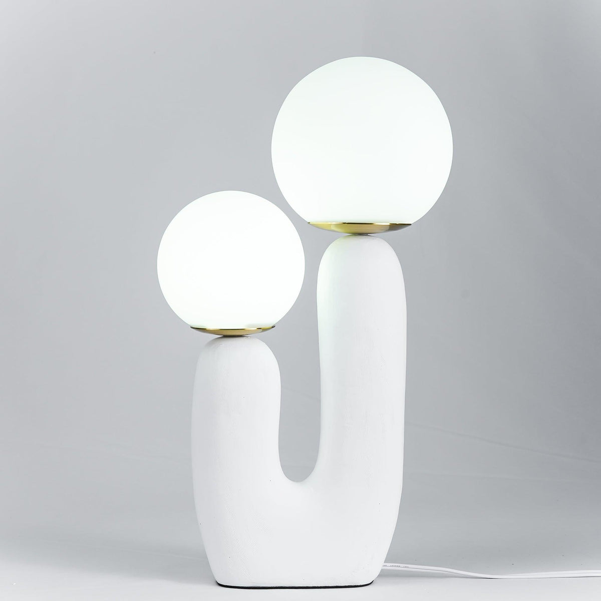 Elyrain lámpara de mesa artística de resina