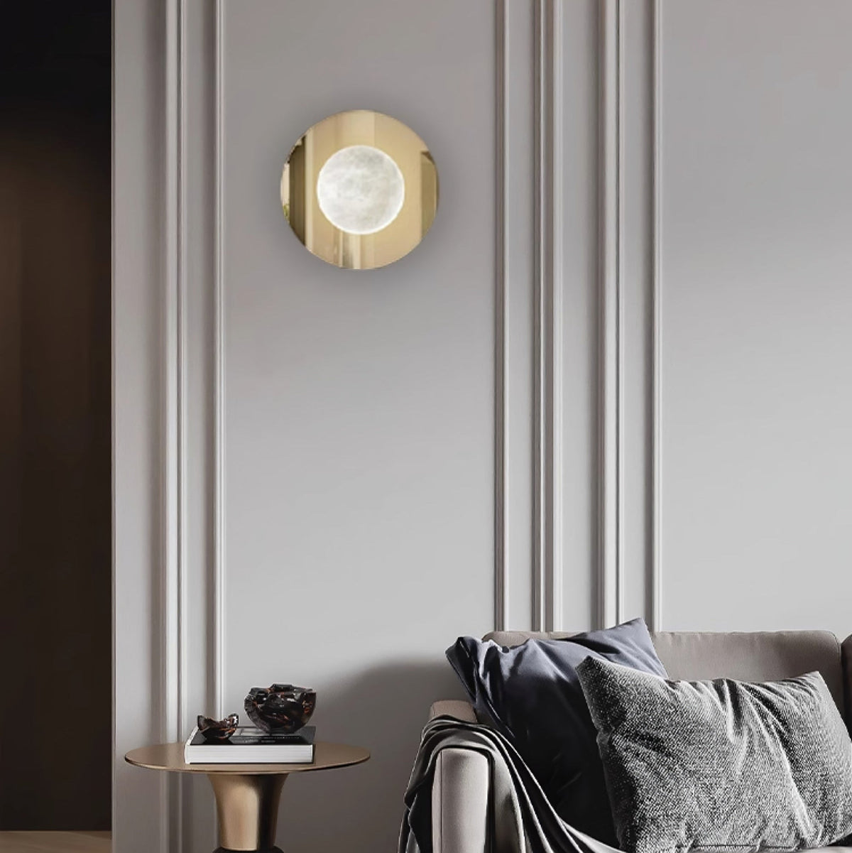 Nivereria aplique de pared moderno de alabastro
