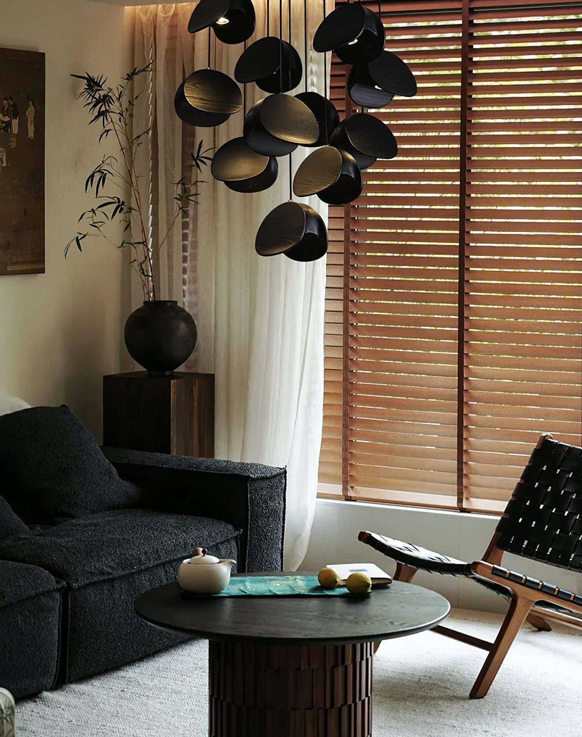 Tavro lámpara colgante minimalista de madera