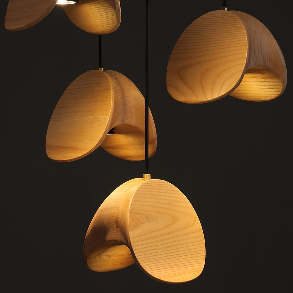 Tavro lámpara colgante minimalista de madera