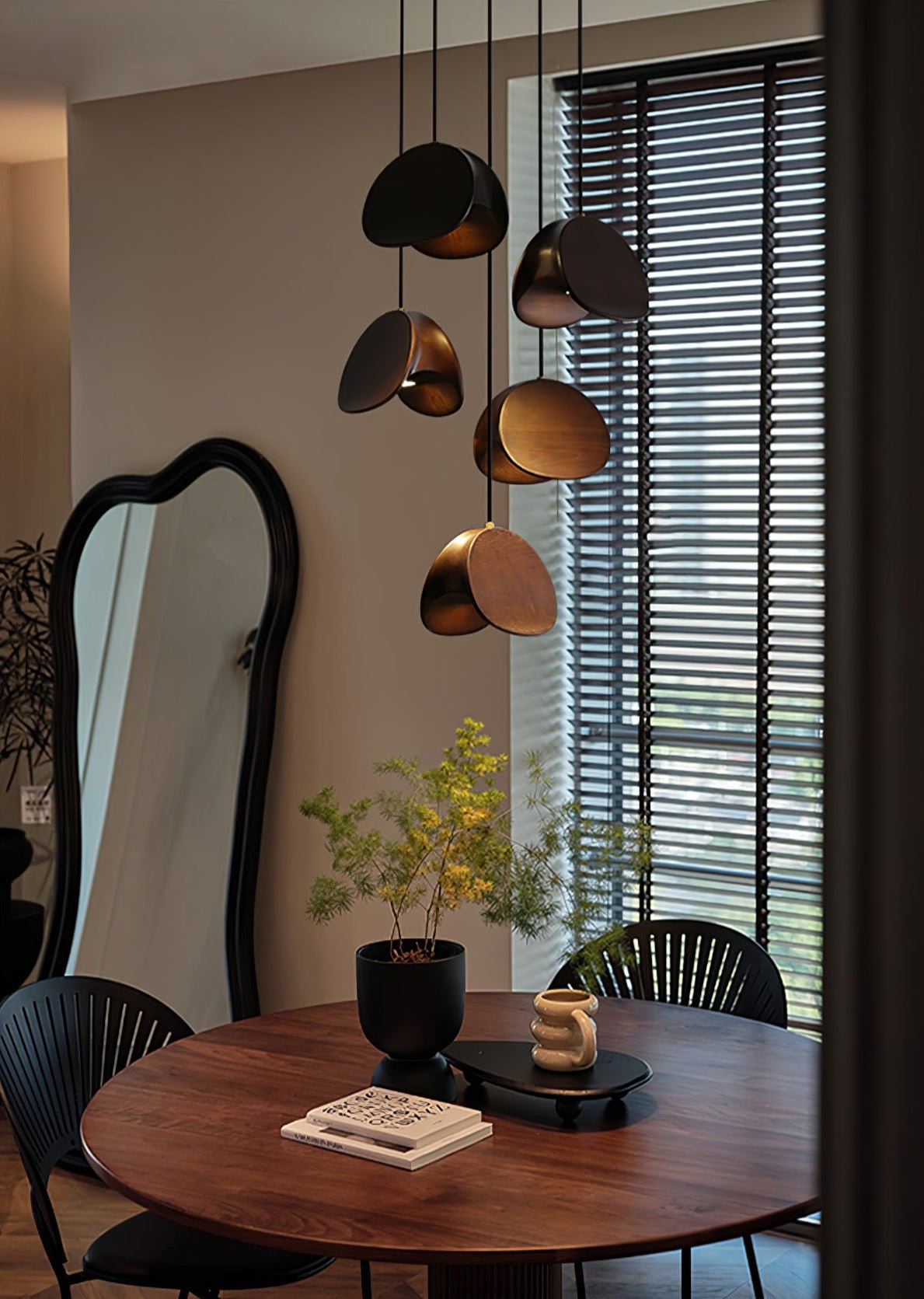 Tavro lámpara colgante minimalista de madera