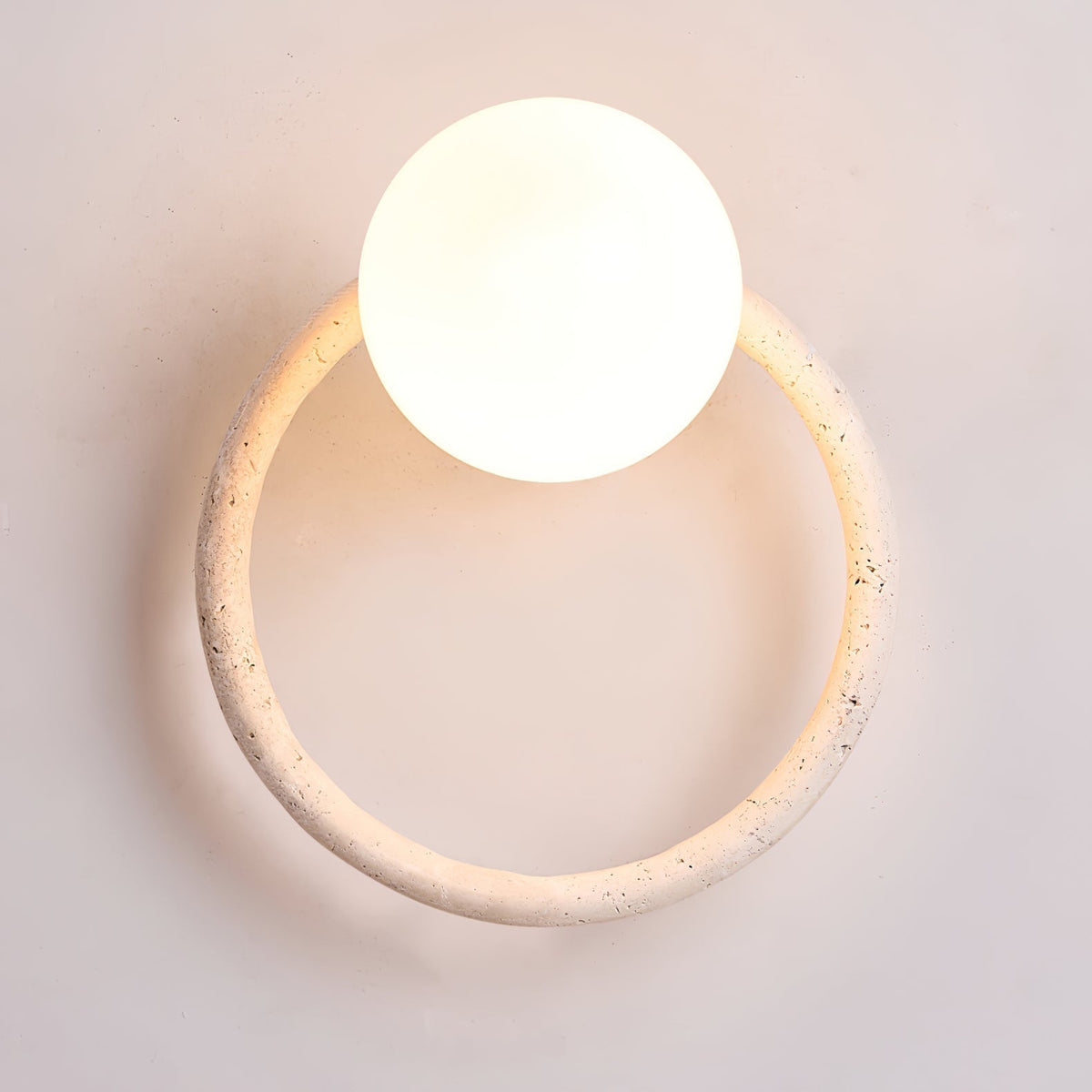 Idoryra aplique de pared en travertino