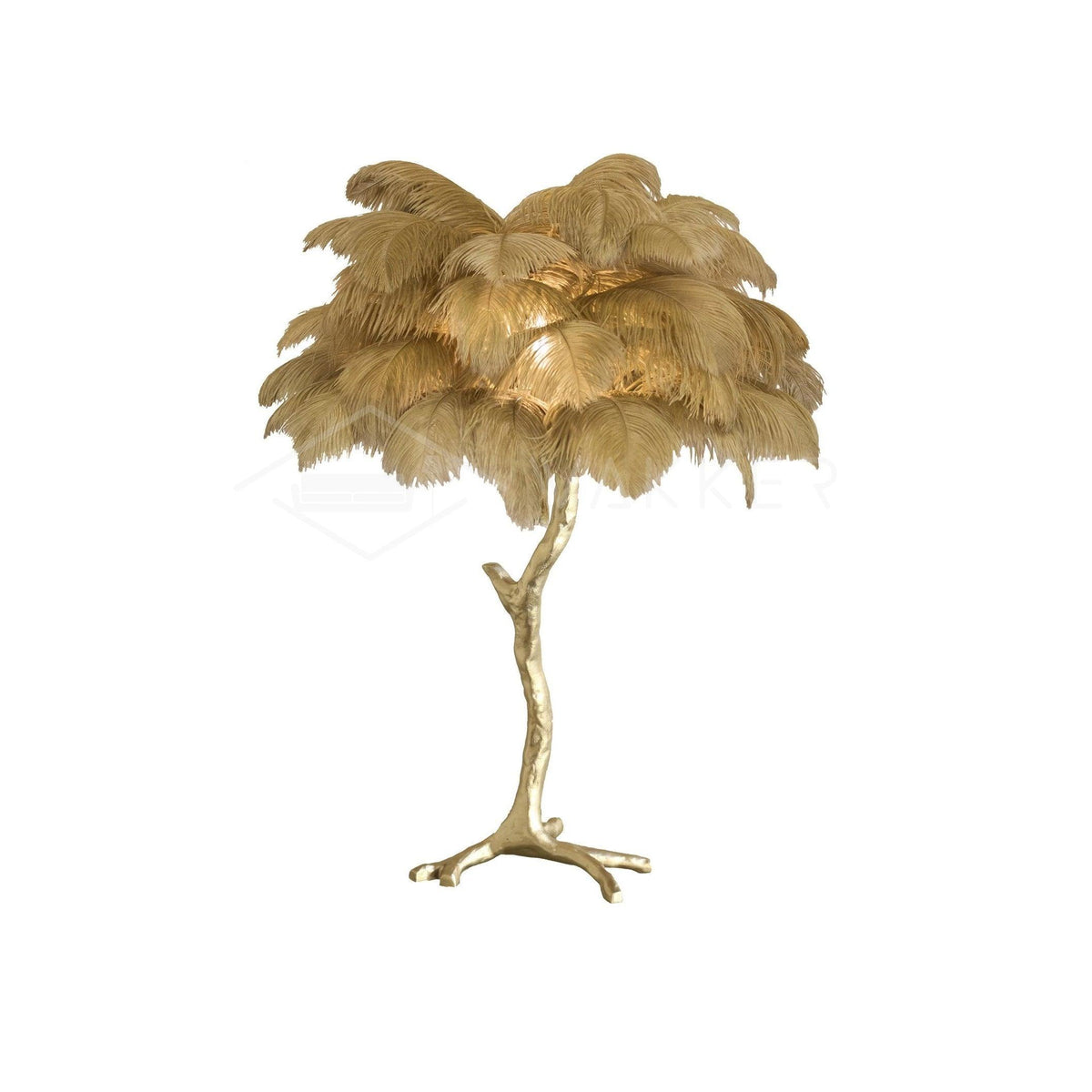 Ostrich lámpara de mesa
