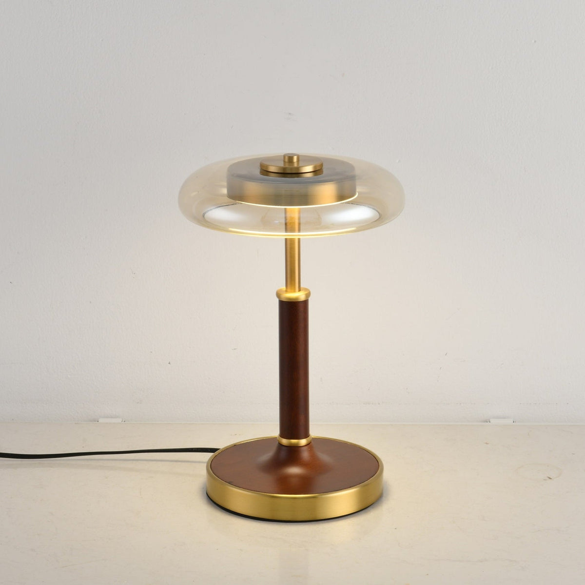 Layla lámpara de mesa Vintage de vidrio
