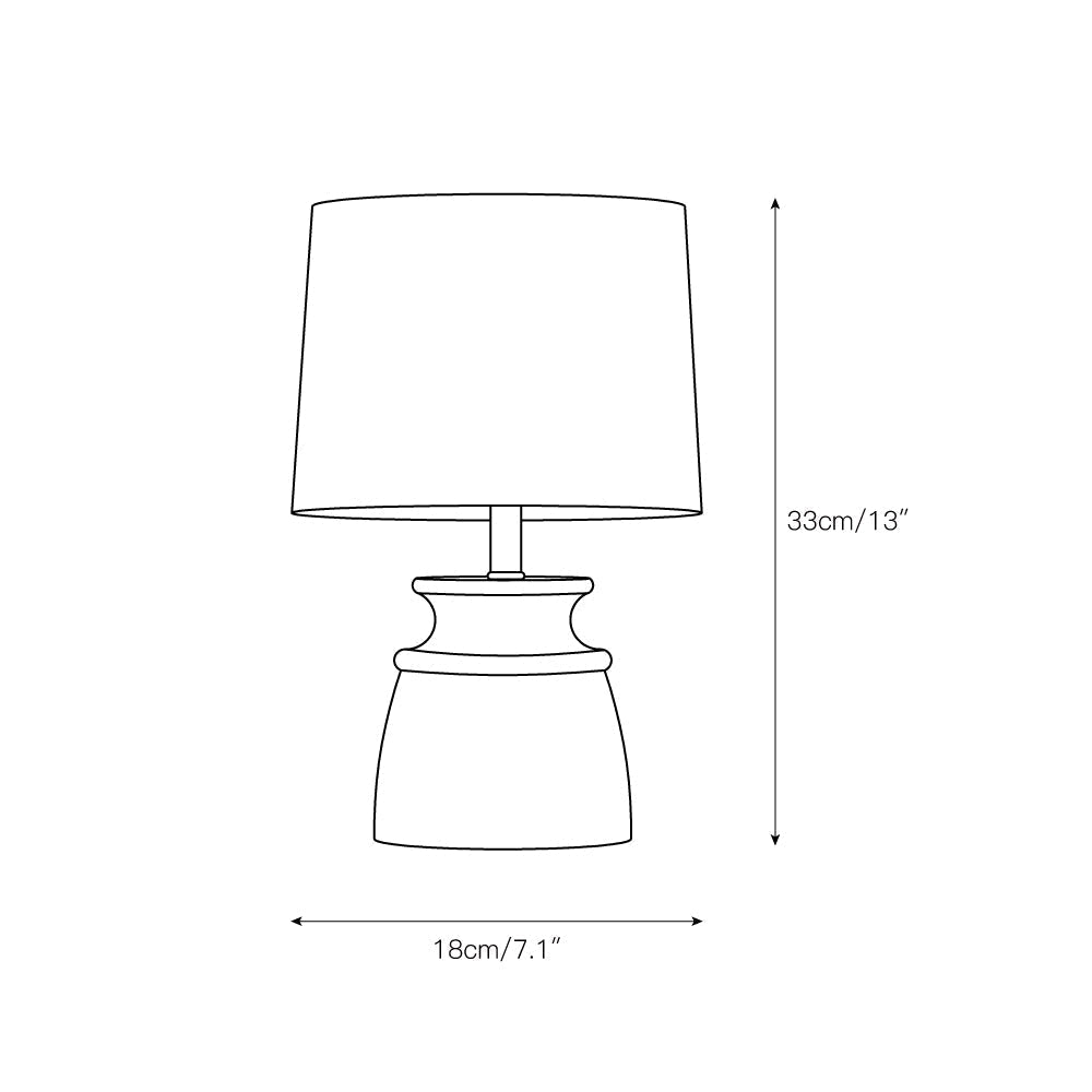 Jarot lámpara de mesa de madera