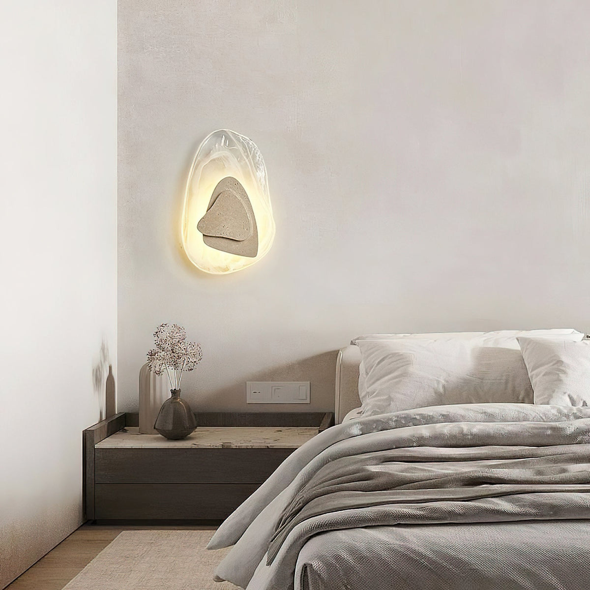 Zenorarae Cristal Travertino Apliques de pared