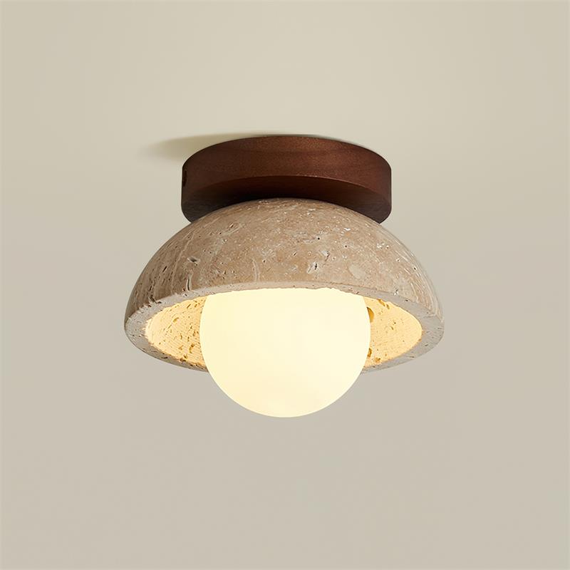 Ritta Lámpara de Techo Minimalista de Travertino
