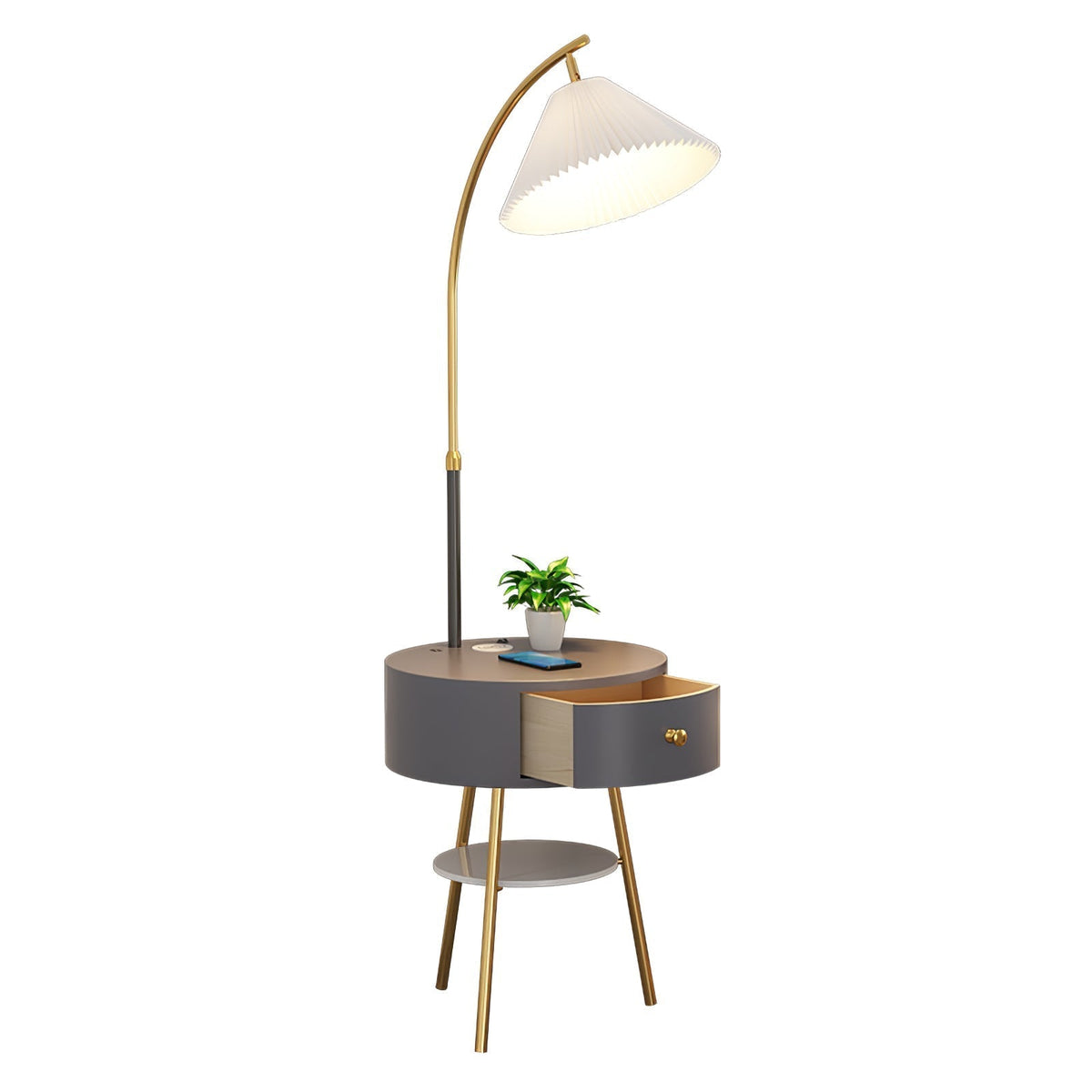 Arcora plisada Arc Floor Light
