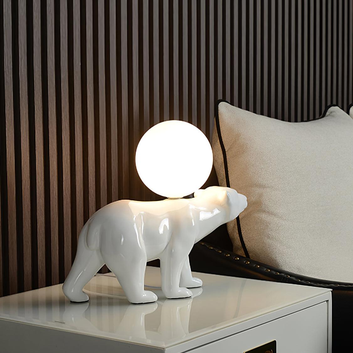 Bellano lámpara de mesa Whimsical de resina