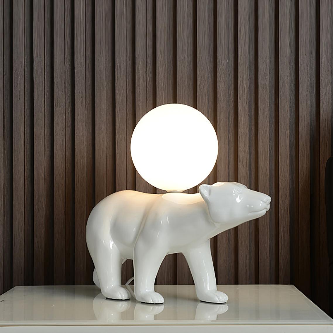 Bellano lámpara de mesa Whimsical de resina