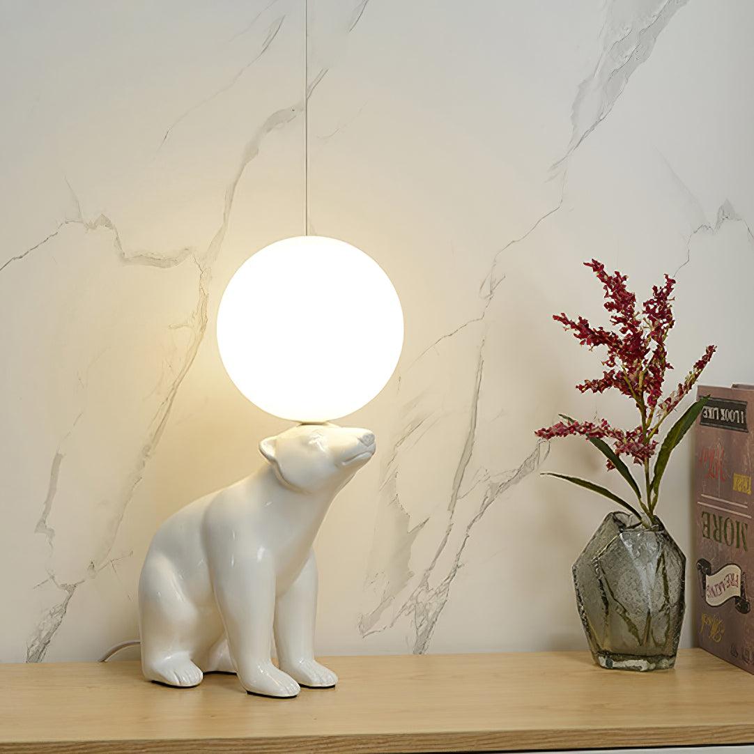 Bellano lámpara de mesa Whimsical de resina