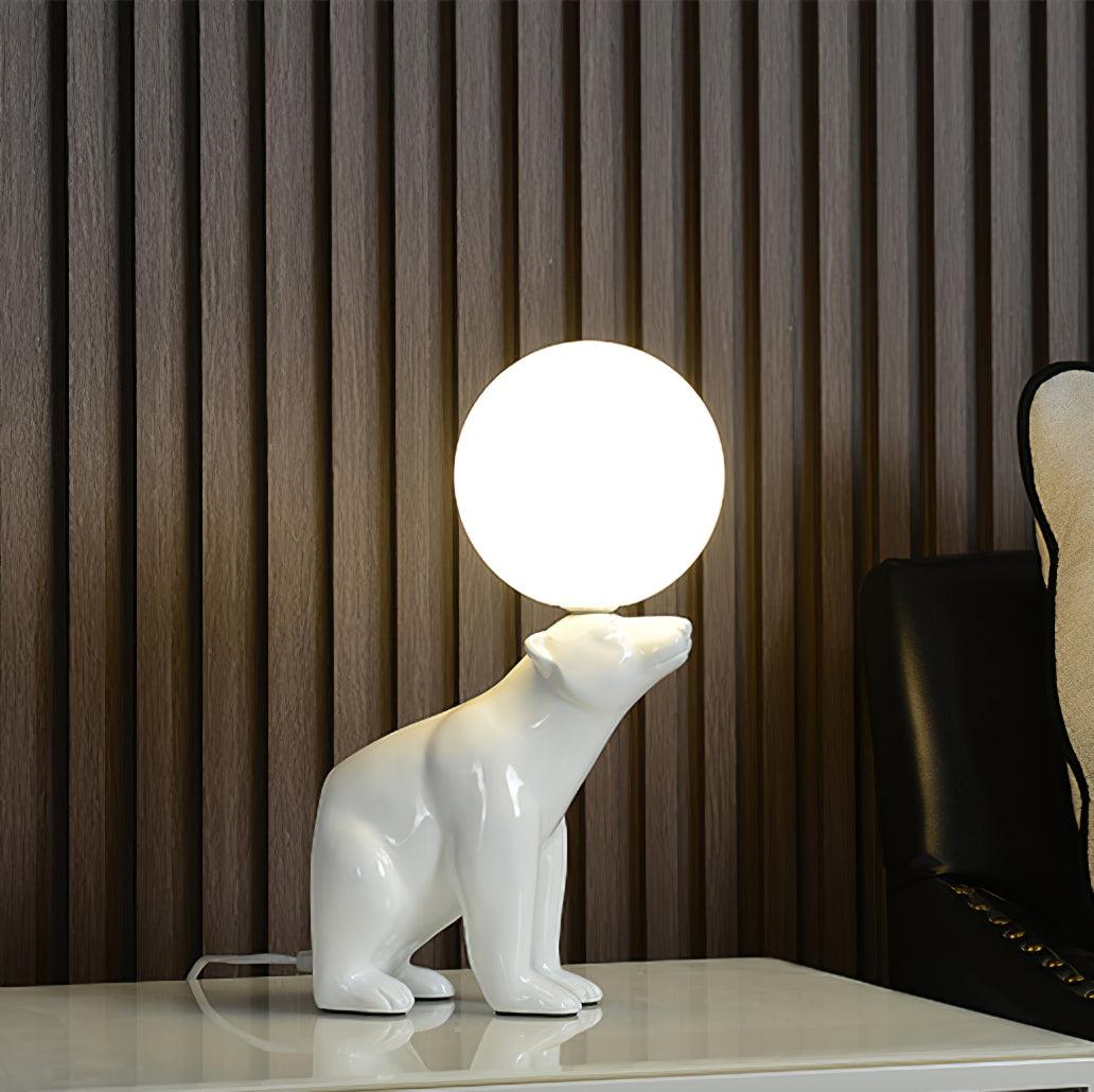 Bellano lámpara de mesa Whimsical de resina