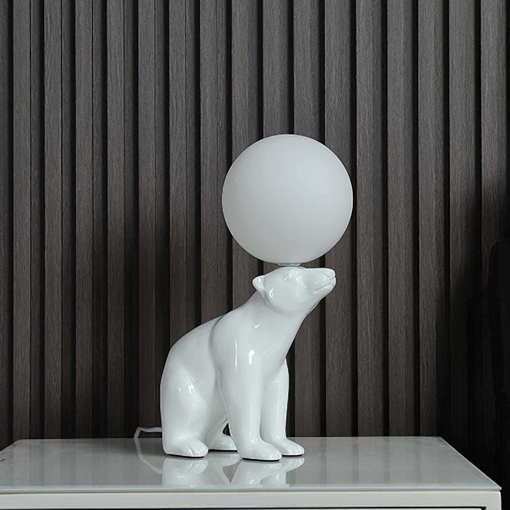 Bellano lámpara de mesa Whimsical de resina