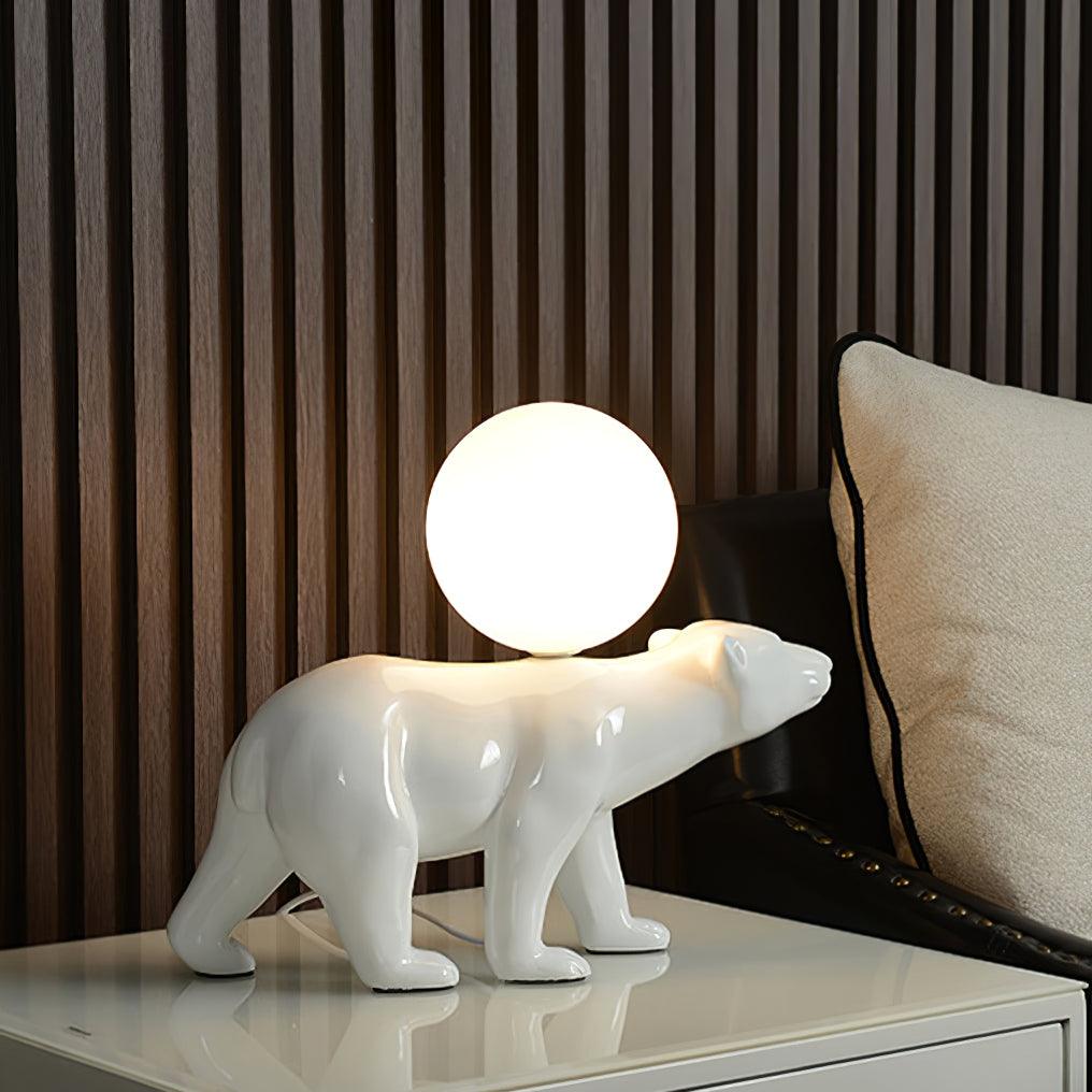 Bellano lámpara de mesa Whimsical de resina