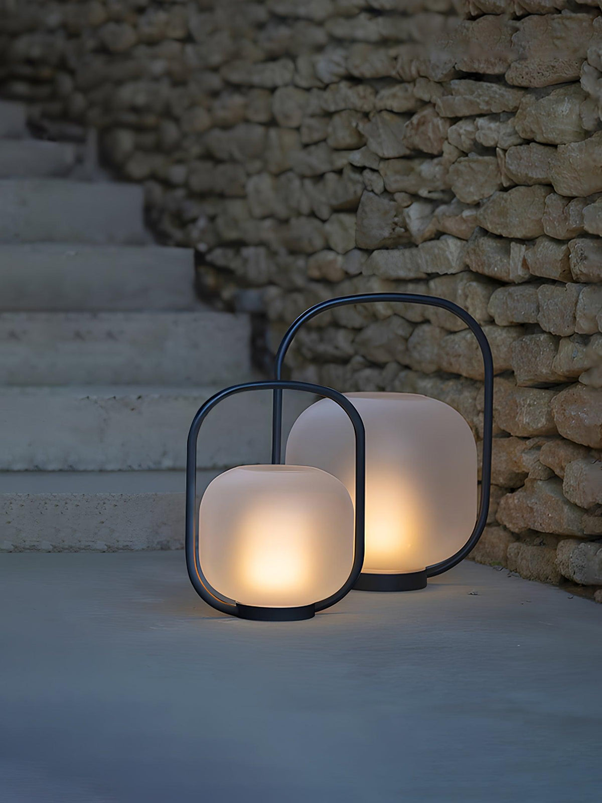 Zelaeon lámpara de mesa minimalista de vidrio