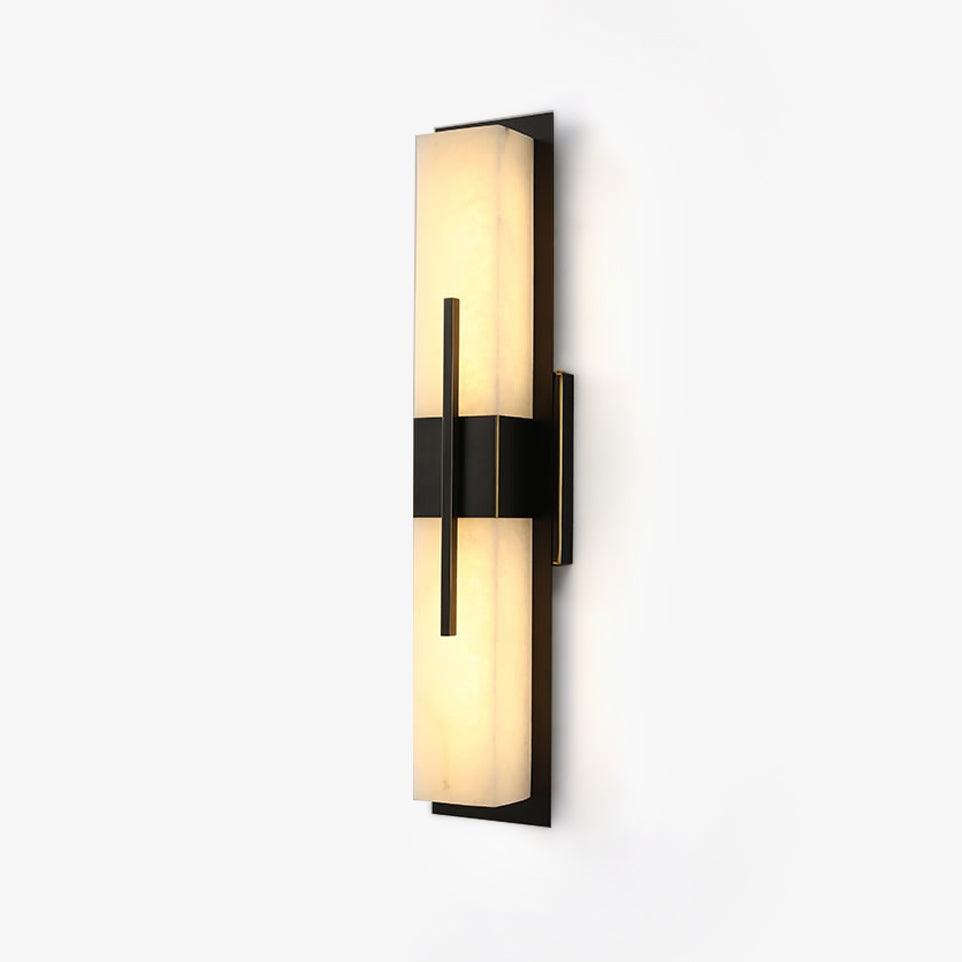 Vellmure aplique de pared gemelo en alabastro