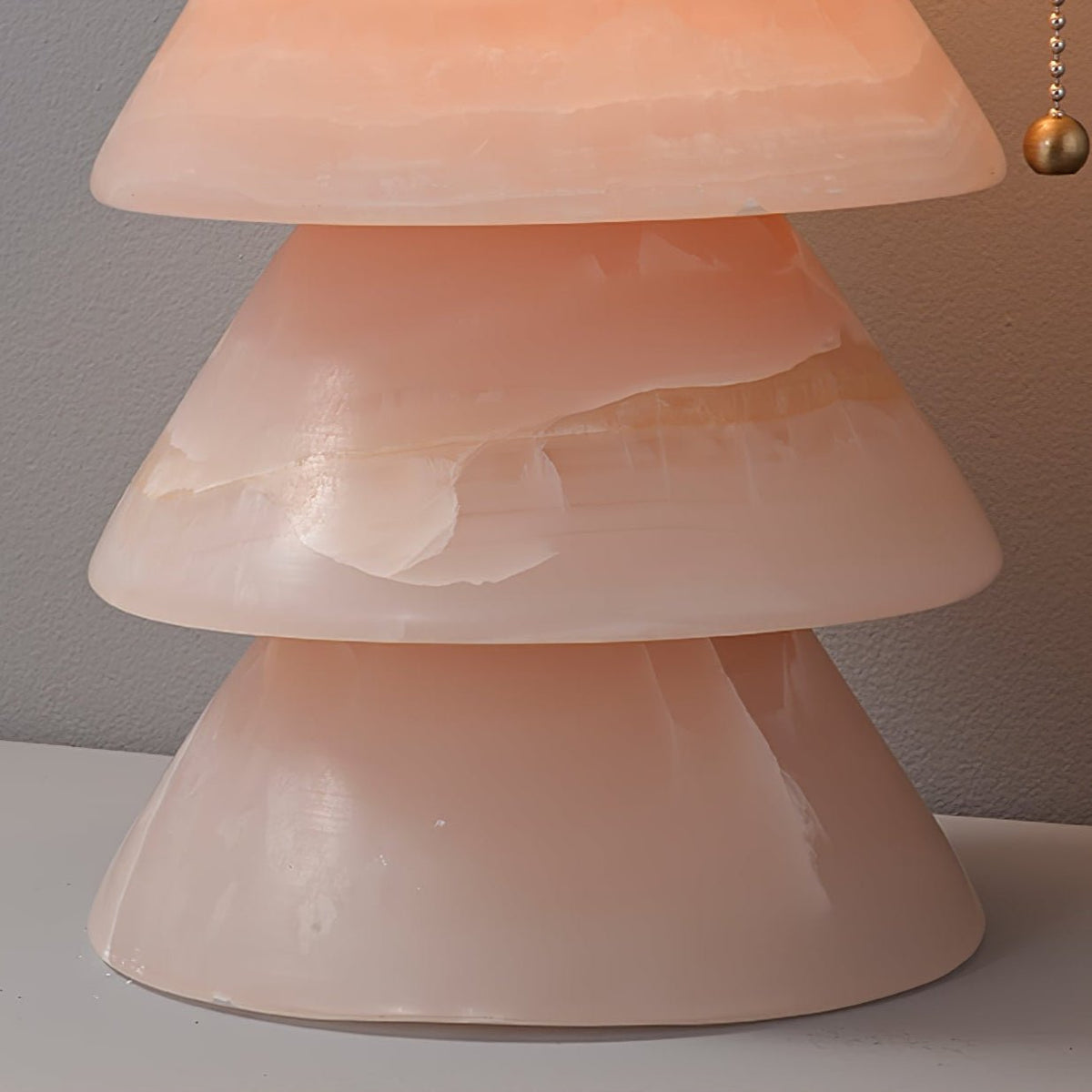 Pyramid lámpara de mesa de mármol